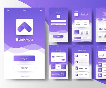 foto of banking app